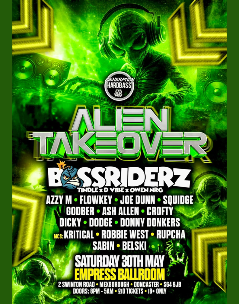 Generation Hardbass Rave Poster